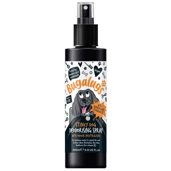 Bugalugs Stinky Dog Deodorising Spray – Tannenzapfen & Zitrus, 200 ml
