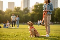 Verstellbares Hunde-Geschirr-Set aus atmungsaktivem Mesh mit Leine (4 Größen)