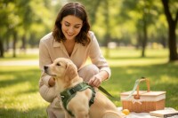 Verstellbares Hunde-Geschirr-Set aus atmungsaktivem Mesh mit Leine (4 Größen)