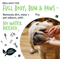 Bugalugs Biologisch Abbaubare Haustier Feuchttücher – Plastikfrei & Parfümfrei